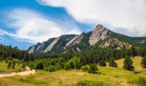 flatirons view at Colorado