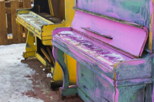 old piano designing arts at Cutarelli Vision