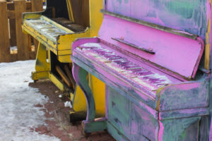 Painted piano's in Fort Collins, CO 