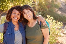 two woman hiking at Colorado