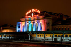 union station on night