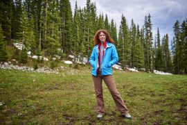woman on mountain at Cutarelli Vision